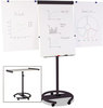 A Picture of product BVC-EA4806156 MasterVision® 360 Multi-Use Mobile Magnetic Dry Erase Easel,  27 x 41, Black Frame