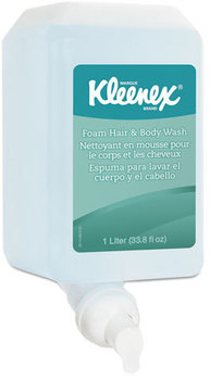 Kleenex® Foam Hair & Body Wash,  1000 mL, Refill, 6/Case