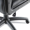 A Picture of product ALE-FZ41LS10B Alera® Fraze Executive High-Back Swivel/Tilt Bonded Leather Chair Series Supports 275 lb, 17.71" to 21.65" Seat Height, Black