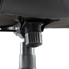 A Picture of product ALE-FZ41LS10B Alera® Fraze Executive High-Back Swivel/Tilt Bonded Leather Chair Series Supports 275 lb, 17.71" to 21.65" Seat Height, Black