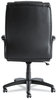 A Picture of product ALE-FZ41LS10B Alera® Fraze Executive High-Back Swivel/Tilt Bonded Leather Chair Series Supports 275 lb, 17.71" to 21.65" Seat Height, Black
