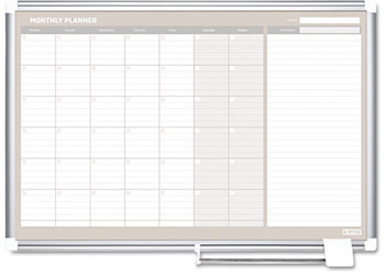 MasterVision® Planning Board,  48x36, Silver Frame