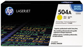 HP CE250X-CE253AG Toner,  (CE252A-G) Yellow Original LaserJet Toner Cartridge for US Government