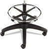 A Picture of product ALE-IN4641 Alera® Interval Series Swivel Task Stool Supports 275 lb, 23.93" to 34.53" Seat Height, Graphite Gray Seat/Back, Black Base