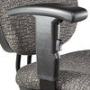 A Picture of product ALE-IN4641 Alera® Interval Series Swivel Task Stool Supports 275 lb, 23.93" to 34.53" Seat Height, Graphite Gray Seat/Back, Black Base