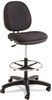 A Picture of product ALE-IN4641 Alera® Interval Series Swivel Task Stool Supports 275 lb, 23.93" to 34.53" Seat Height, Graphite Gray Seat/Back, Black Base