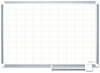 A Picture of product BVC-MA0593830 MasterVision® Grid Planning Board,  48x36, 2x3" Grid, White/Silver