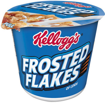 Kellogg's® Good Food to Go!™ Breakfast Cereal,  Frosted Flakes, Single-Serve 2.1oz Cup, 6/Box