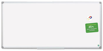 MasterVision® Earth Gold Ultra™ Magnetic Dry Erase Boards,  48 x 96, White, Aluminum Frame