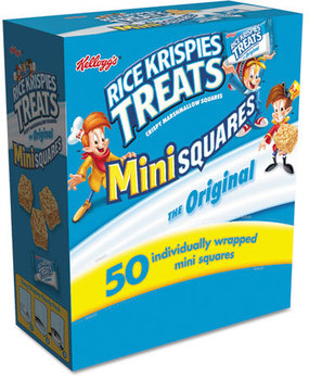 Kellogg's® Rice Krispies® Treats,  Mini Squares, 0.39 oz, 50/Box