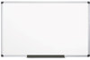 A Picture of product BVC-MA2707170 MasterVision® Value Lacquered Steel Magnetic Dry Erase Board,  48 x 72, White, Aluminum Frame