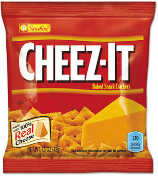 Sunshine® Cheez-it® Crackers,  1.5 oz Bag, Reduced Fat, 60/Carton
