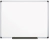 A Picture of product BVC-MA2707170 MasterVision® Value Lacquered Steel Magnetic Dry Erase Board,  48 x 72, White, Aluminum Frame