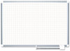 A Picture of product BVC-MA2747830 MasterVision® Grid Planning Board,  1" Grid, 72x48, White/Silver