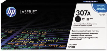 HP CE740A, CE741A, CE742A, CE743A Toner,  (CE740A) Black Original LaserJet Toner Cartridge