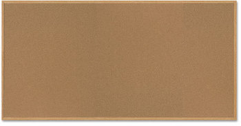 MasterVision® Value Cork Board with Oak Frame,  48 x 96, Natural