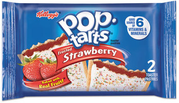 Kellogg's® Pop Tarts®,  Frosted Strawberry, 3.67 oz, 2/Pack, 6 Packs/Box