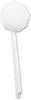 A Picture of product BWK-00160EA Boardwalk® Toilet Bowl Mop,  12 inch, White.  25 Mops/Case.