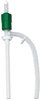A Picture of product BWK-00423 Boardwalk® Drum Pump, 5 gpm, Plastic, 46" Tall, Clear, 46"