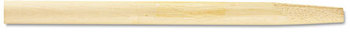 Boardwalk® Tapered End Hardwood Broom Handle,  Lacquered Hardwood, 1 1/8 dia x 54, Natural