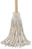 A Picture of product BWK-124C Boardwalk® Handle/Deck Mops,  24oz Cotton Fiber Head, 6/Pack