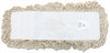 A Picture of product BWK-1318 Boardwalk® Industrial Dust Mop Head,  Hygrade Cotton, 18w x 5d, White
