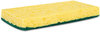 A Picture of product BWK-174 Boardwalk® Medium-Duty Scrubbing Sponge,  3 3/5 x 6 1/10, Yellow/Green, 20/Carton