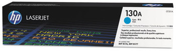 HP CF350A, CF351A, CF352A, CF353A Toner,  (CF351A) Cyan Original LaserJet Toner Cartridge