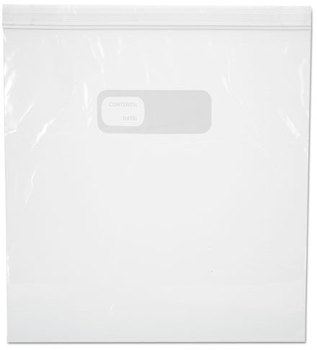 Boardwalk® Reclosable Food Storage Bags,  1 Gal, Clear, LDPE, 10.56 x 11, 250/Box