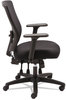 A Picture of product ALE-NV42M14 Alera® Envy Series Mesh Mid-Back Multifunction Chair Supports Up to 250 lb, 17" 21.5" Seat Height, Black