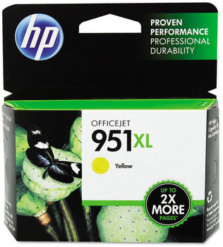 HP J3P56BN-CR318BN Ink,  (CN048AN) High Yield Yellow Original Ink Cartridge