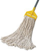 A Picture of product BWK-232C Boardwalk® Cut-End Wet Mop Heads,  Premium Standard Head, Cotton Fiber, 32oz, White, 12/Case