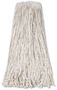 A Picture of product BWK-232C Boardwalk® Cut-End Wet Mop Heads,  Premium Standard Head, Cotton Fiber, 32oz, White, 12/Case