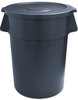 A Picture of product BWK-32GLWRGRA Boardwalk® Round Waste Receptacle. 32 gal. Gray.