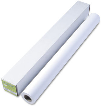 HP Designjet Large Format Paper for Inkjet Printers,  6.1 mil, 36" x 100 ft, White