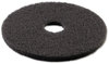 A Picture of product BWK-4016BLA Boardwalk® Stripping Floor Pads. 16 in. Black. 5/case.