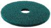 A Picture of product BWK-4016GRE Boardwalk® Heavy-Duty Scrubbing Floor Pads. 16 in. Green. 5/case.