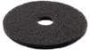 A Picture of product BWK-4018BLA Boardwalk® Stripping Floor Pads. 18 in. Black. 5/case.