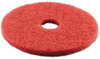 A Picture of product BWK-4018RED Boardwalk® Buffing Floor Pads. 18 in. Red. 5/case.