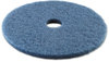 A Picture of product BWK-4020BLU Boardwalk® Scrubbing Floor Pads. 20 in. Blue. 5/case.