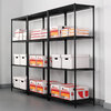 A Picture of product ALE-SW503624BL Alera® NSF Certified Industrial Heavy-Duty Wire Shelving Starter Kit Four-Shelf 36w x 24d 72h, Black
