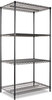 A Picture of product ALE-SW503624BL Alera® NSF Certified Industrial Heavy-Duty Wire Shelving Starter Kit Four-Shelf 36w x 24d 72h, Black