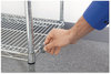 A Picture of product ALE-SW504824SR Alera® NSF Certified Industrial Heavy-Duty Wire Shelving Starter Kit Four-Shelf 48w x 24d 72h, Silver