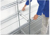 A Picture of product ALE-SW504824SR Alera® NSF Certified Industrial Heavy-Duty Wire Shelving Starter Kit Four-Shelf 48w x 24d 72h, Silver
