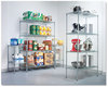 A Picture of product ALE-SW504824SR Alera® NSF Certified Industrial Heavy-Duty Wire Shelving Starter Kit Four-Shelf 48w x 24d 72h, Silver