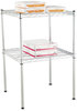 A Picture of product ALE-SW59PO36SR Alera® Wire Shelving Stackable Posts For 36" High, Silver, 4/Pack