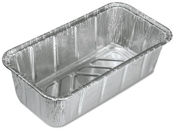 Handi-Foil of America® Aluminum Roasting/Baking Containers,  #2 Loaf, 8 x 3 7/8 x 2 19/32, 200/Carton