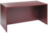 A Picture of product ALE-VA216030MY Alera® Valencia™ Series Straight Front Desk Shell 59.13" x 29.5" 29.63", Mahogany