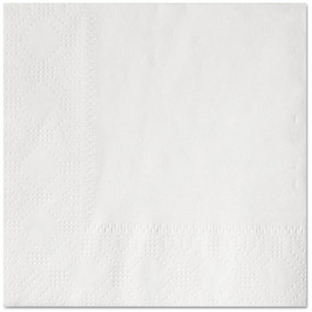 Hoffmaster® 2-Ply Embossed Beverage Napkins. 9 1/2 X 9 1/2 in. White. 1000 count.