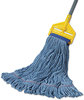 A Picture of product BWK-504BL Boardwalk® Super Loop Cotton/Synthetic Wet Mop Head. X-Large. Blue. 12/case.